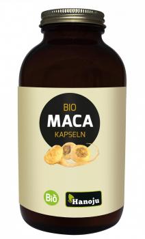 Hanoju BIO MACA Premium 4:1 Pulver 500 mg 300 Kapseln