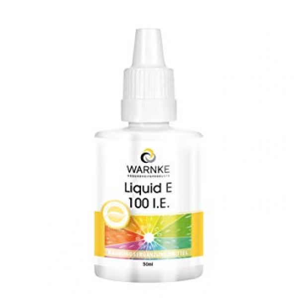 Liquid E 100 I.E. pro 3 Tropfen, 50ml natürliches Vitamin E Öl